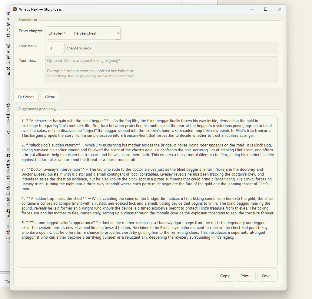 Story idea generator